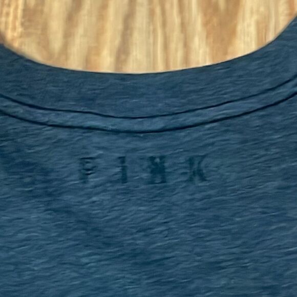 Victoria’s Secret Pink Tie Dye Crop Pullover, Grey, Teal, long sleeve, Large - Picture 4 of 5